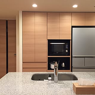 キッチン収納 冷蔵庫上収納のインテリア実例 Roomclip ルームクリップ
