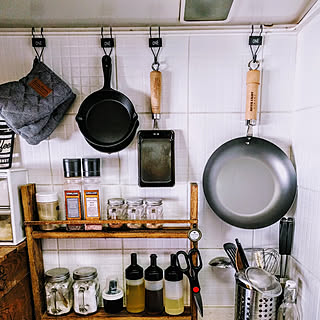 キッチン/男前/男前化計画/セリア/ダイソー...などのインテリア実例 - 2018-01-30 11:08:56