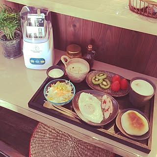 机/キッチンカウンター/和モダン/和食器/手作りパン...などのインテリア実例 - 2016-02-07 10:10:05