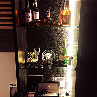 棚/飾り棚/バーカウンターのある家/アパレルショップ風/ホームバーのある部屋...などのインテリア実例 - 2019-01-01 21:32:52
