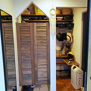 ルーバー扉 ウエスタンドアのインテリア実例 Roomclip ルームクリップ