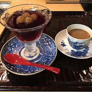 キッチン/ぶどう/ゼリー/骨董品/食後のデザート...などのインテリア実例 - 2017-06-11 21:55:51