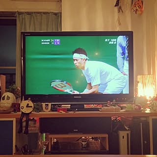サッカーばかりLIVE放送してズルい!/NHKでLIVE放送して欲しい!/WOWOだけじゃなくて/結果はまだ知らない/TVボード/DIYのインテリア実例 - 2014-06-25 01:00:35