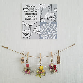 ガーランド 針が細い画鋲のおしゃれなアレンジ 飾り方のインテリア実例 Roomclip ルームクリップ