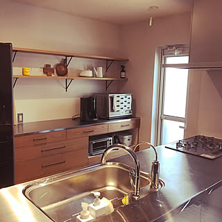 キッチン/ナチュラル/カフェ風/男前/北欧のインテリア実例 - 2018-12-24 15:43:08