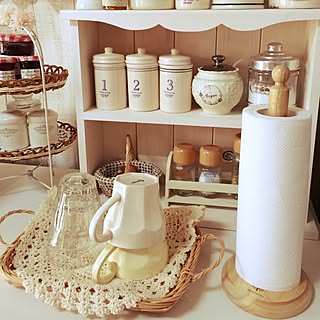 キッチン/ナチュラル/キッチンペーパーホルダー/セリアのインテリア実例 - 2014-04-18 11:42:25