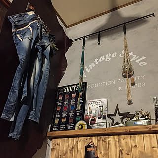 ベッド周り/ニトリ/vintage style/DIY/自室...などのインテリア実例 - 2017-12-22 04:14:37