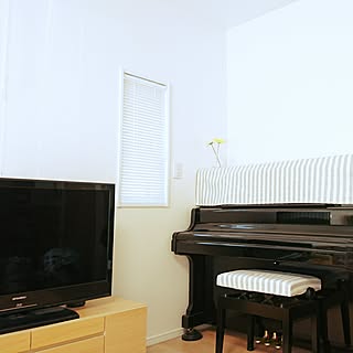 ピアノカバー アップライトピアノのインテリア実例 Roomclip ルームクリップ