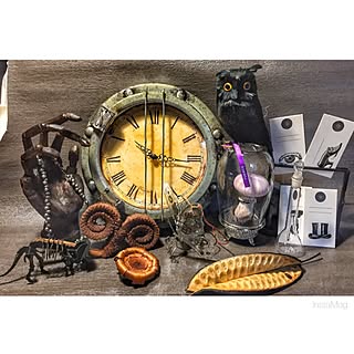 バス/トイレ/飾るように暮らす/パンチのある物作りを目指す!/賃貸でも楽しく♪/時計リメイク...などのインテリア実例 - 2016-12-04 16:21:37