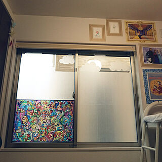 ディズニー ステンドグラス風のおしゃれなインテリア 部屋 家具の実例 Roomclip ルームクリップ