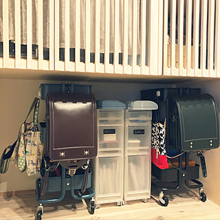 ランドセル収納ワゴンのインテリア実例 Roomclip ルームクリップ