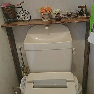 バス/トイレ/棚つけました/脚をつけましたのインテリア実例 - 2018-10-25 15:49:15