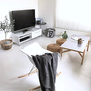 部屋全体/モノトーン/グリーンのある暮らし/暮らしを楽しむ/植物のある暮らし...などのインテリア実例 - 2018-06-24 17:41:54