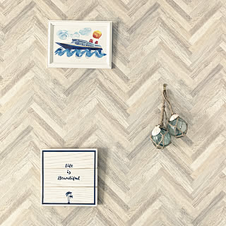 西海岸風 ヘリンボーン壁紙のおしゃれなインテリア 部屋 家具の実例 Roomclip ルームクリップ