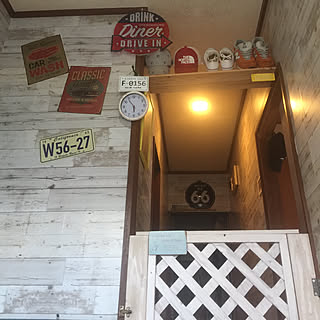 玄関/入り口/やっとだょ!/築30年貸家/いいね、フォロー本当に感謝です♡/いつもいいねやコメありがとうございます...などのインテリア実例 - 2017-09-12 17:59:52