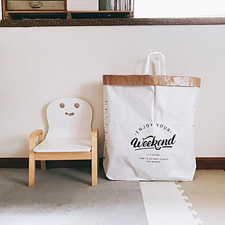 部屋全体/ペーパーストレージバッグ/新商品買ったよ！/100均/賃貸でも楽しく♪...などのインテリア実例 - 2018-09-11 09:28:40