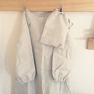 キッチン/無印良品/割烹着/ワッペン/ミナペルホネンのインテリア実例 - 2018-08-29 13:53:02