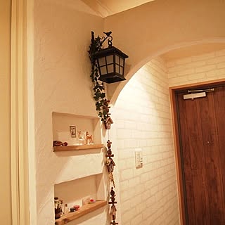 玄関 入り口 壁diyのインテリア 手作りの実例 Roomclip ルームクリップ