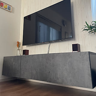 壁掛けテレビ ベストーのおしゃれなアレンジ 飾り方のインテリア実例 Roomclip ルームクリップ