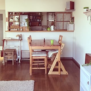 机/ダイニングテーブル/ナチュラルインテリアのインテリア実例 - 2012-11-20 14:52:04