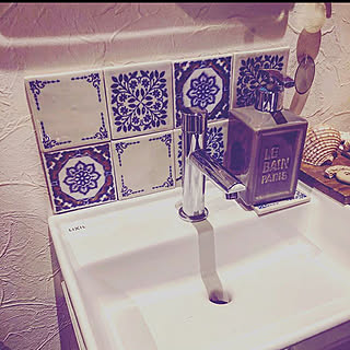タイル張りDIY /タイル/洗面台/DIY/バス/トイレのインテリア実例 - 2020-01-22 07:41:50