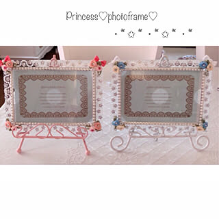 棚/photoframe/princess/子供部屋女子/子供部屋...などのインテリア実例 - 2019-01-21 23:14:14