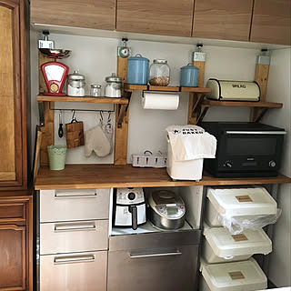 キッチン/イケア75/IKEA/イケア/イケア造作棚...などのインテリア実例 - 2018-08-25 08:49:28
