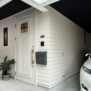 部屋全体/LIXIL玄関ドア/外観/サイディング/軒天...などのインテリア実例 - 2016-12-31 16:28:54