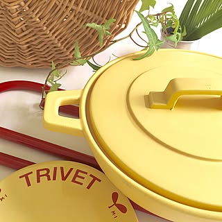 キッチン/アイビー/クリップ形なべ敷き/一目惚れで買ってしまいました♡うふ/可愛い土鍋...などのインテリア実例 - 2016-07-23 10:02:48