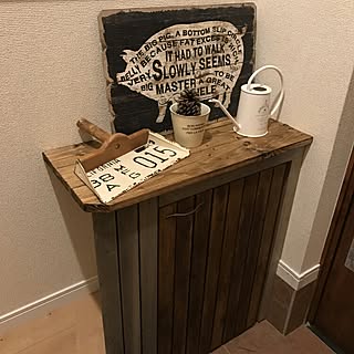 Diy 灯油タンク隠しのインテリア 手作りの実例 Roomclip ルームクリップ