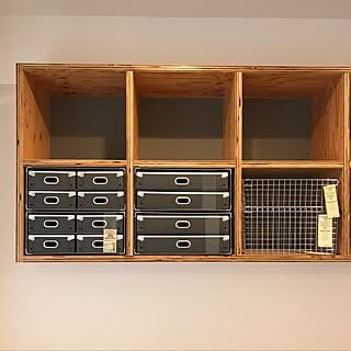 棚/躯体天井/フルリノベーション/スケルトンリノベーション/杉床材...などのインテリア実例 - 2017-07-10 17:00:27