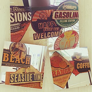 アメリカン ロゴ好き のインテリア実例 Roomclip ルームクリップ