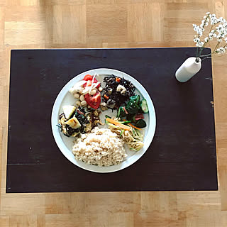 ワンプレート/料理/ドライフラワーのある暮らし/カフェ風/おうちカフェ...などのインテリア実例 - 2019-07-15 14:19:32