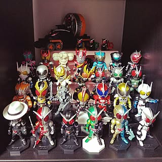 仮面ライダー 仮面ライダーwのおしゃれなアレンジ 飾り方のインテリア実例 Roomclip ルームクリップ