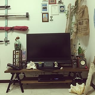 100均 テレビ台diyのインテリア 手作りの実例 Roomclip ルームクリップ