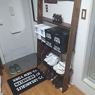 セリア 極狭玄関のインテリア実例 Roomclip ルームクリップ