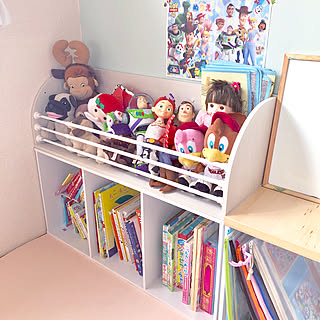 棚 ぬいぐるみ収納のアイデア・おしゃれなインテリア実例 | RoomClip 販売場所 要問合せ♥️幸せな愛されピンク♪娘さん~大人まで♥️収納家具 収納ラック ピンク 棚/ラック