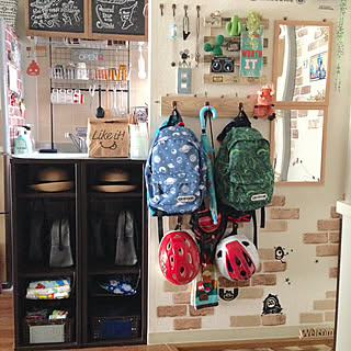 玄関 入り口 幼稚園グッズのインテリア実例 Roomclip ルームクリップ