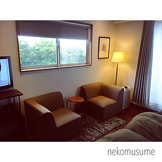 ベッド周り/シェードランプ/フロアランプ/ニトリ ライト/寝室/ホテルライクにしたい...などのインテリア実例 - 2016-04-28 08:57:11
