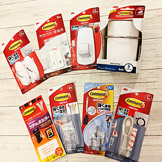 机/3Mサポーター/3M コマンドフック/キレイにはがせる/しっかり接着...などのインテリア実例 - 2020-08-07 21:36:52