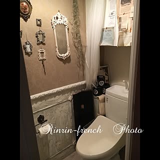 バス/トイレ/便座交換/家電あるある/French/antique...などのインテリア実例 - 2017-01-29 17:13:24