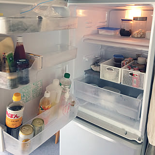 キッチン/SHARPの冷蔵庫/冷蔵庫収納/一人暮らし/ワンルーム...などのインテリア実例 - 2018-07-19 16:37:44