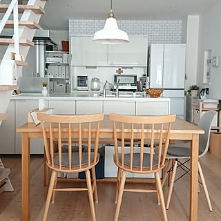 部屋全体/ダイニング/ダイニングテーブル/ダイニングテーブル＆チェア/無印...などのインテリア実例 - 2019-09-10 13:58:18