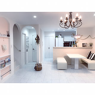 部屋全体/リビングダイニング/シャンデリア/変化が欲しい…/変化はありませんが‥。...などのインテリア実例 - 2017-09-03 21:18:19