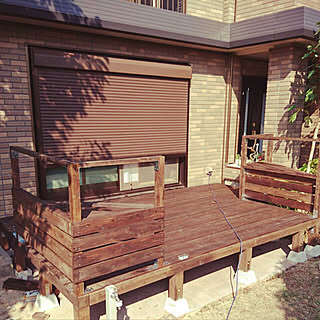 実家 ウッドデッキdiy のインテリア 手作りの実例 Roomclip ルームクリップ