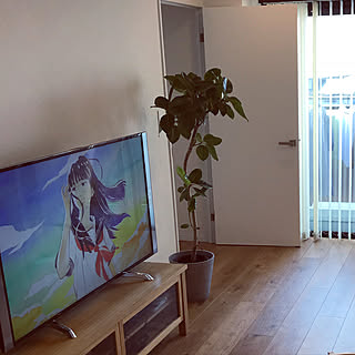 リビング/リノベーション/マンションリノベーション/観葉植物/無印良品...などのインテリア実例 - 2018-06-24 20:25:57