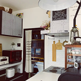 ドライフラワー/ウォールシールはるだけ/パントリー収納/パントリー/こどもと暮らす...などのインテリア実例 - 2020-01-21 07:38:36