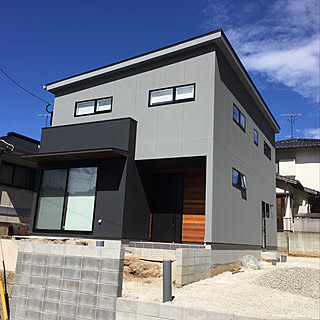 外壁 グレーのインテリア実例 Roomclip ルームクリップ