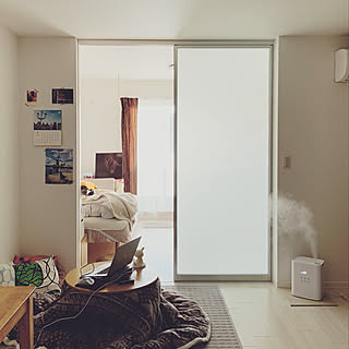 マリメッコ/リモートワーカーの日常/こたつのある部屋/加湿器/縦長の部屋...などのインテリア実例 - 2020-01-23 12:54:27