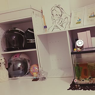 ヘルメット カラーボックスのインテリア実例 Roomclip ルームクリップ